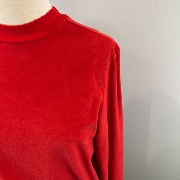 NWT PJ SALVAGE Red Ultra Soft Crew Neck Sweater (XS) - Picture 3 of 8